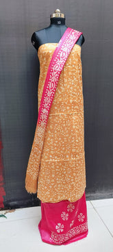 Batik print suit